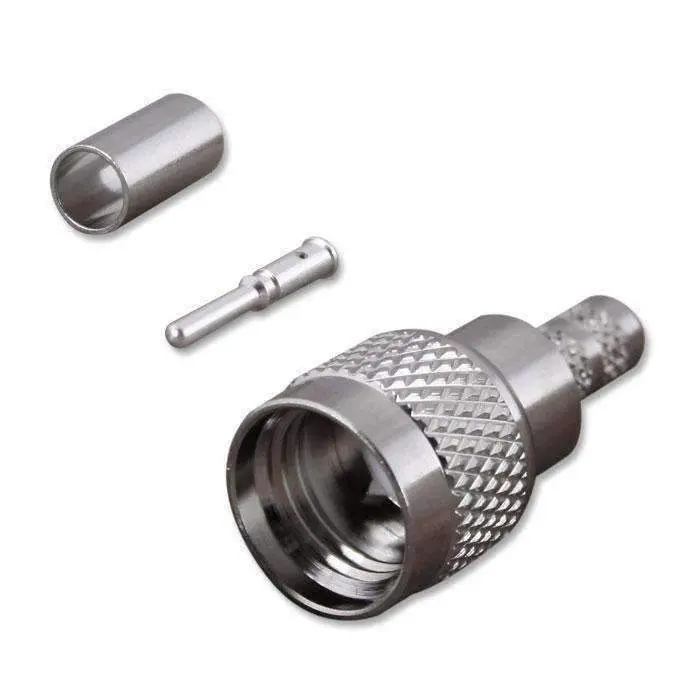 Crimp On Uhf Mini Male Antenna Connector 1