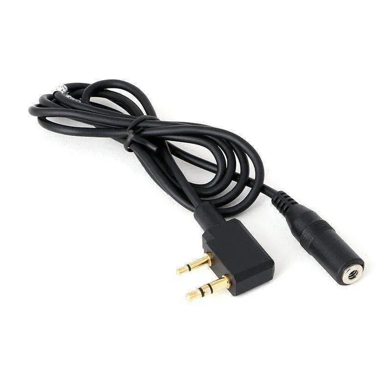 Rugged Rh5r & Kenwood 2-Pin Listen Only 3.5Mm Plug For Handheld Radios 1