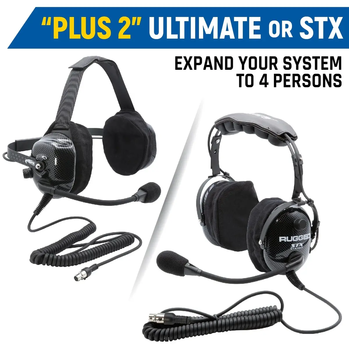 Plus 2 H42 Ultimate Bth Headsets & Cables Expansion Kit 1