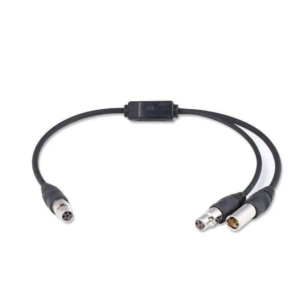 5-Pin To 5-Pin & Push To Talk (Ptt) Splitter Adapter Cable 1