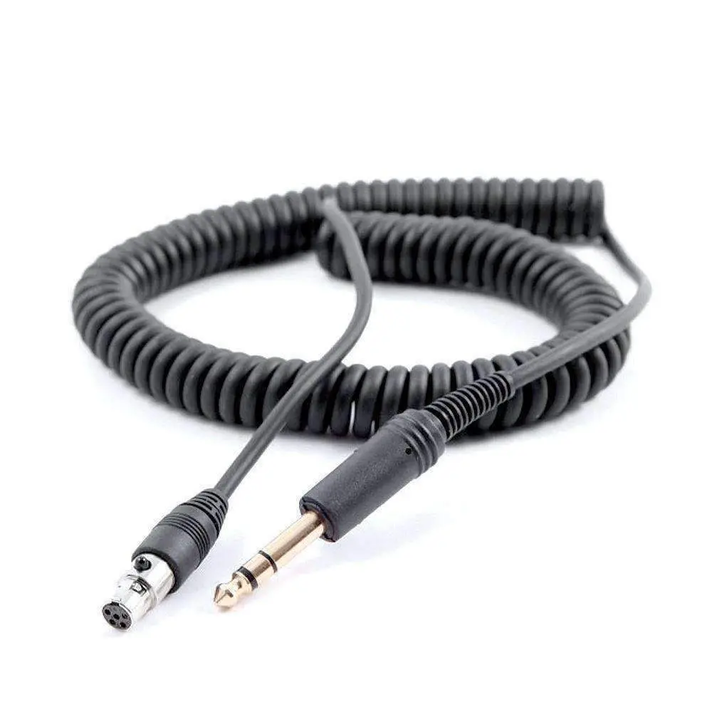 5' Foot David Clark Style 1/4" Headset Coil Cord 1