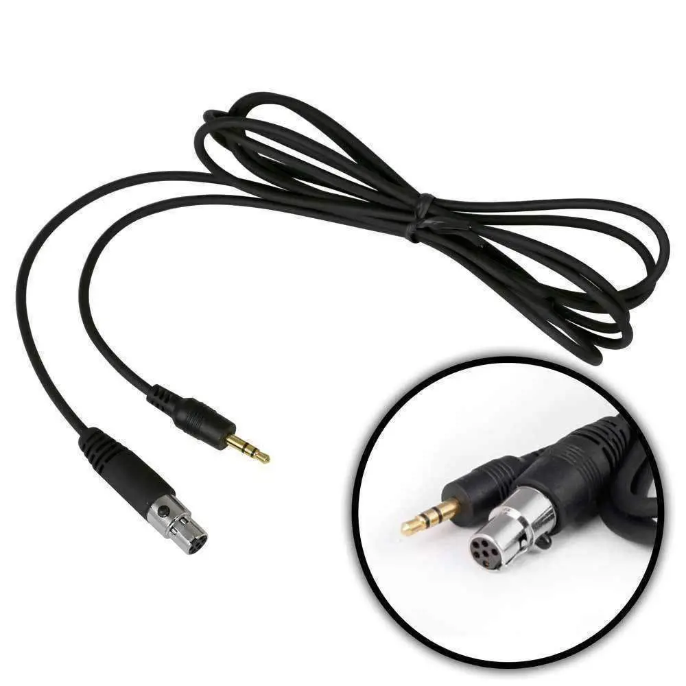 7' Foot Intercom Audio Record Cable For Video & Gopro Cameras 1
