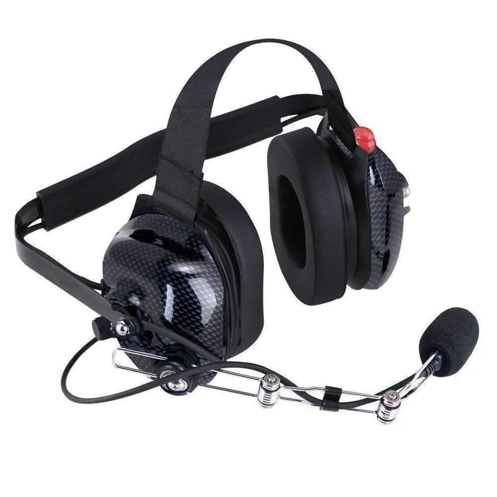 H42 Behind The Head (Bth) Headset For 2-Way Radios (Carbon Fiber) 1