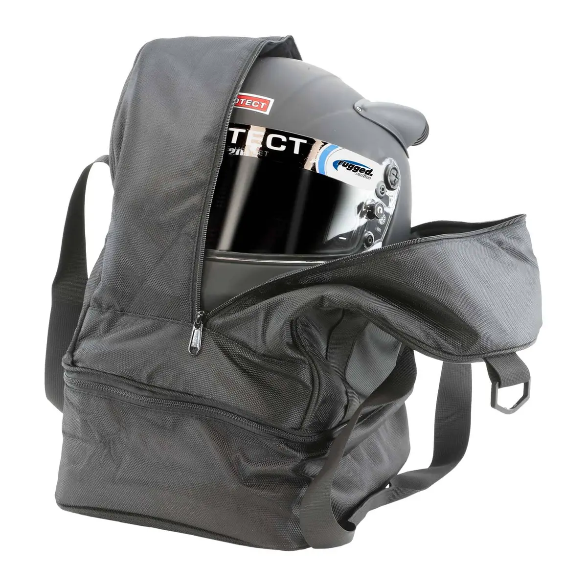 Helmet Bag With Bottom Storage Compartment 1