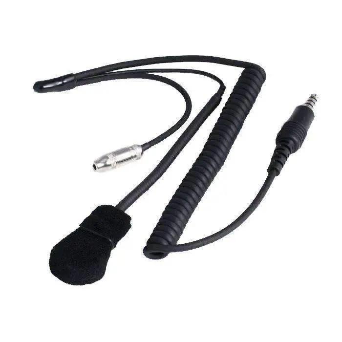 Imsa Wired Helmet Kit With Mic, 3.5Mm Ear Bud Jack, And Coil Cord 1