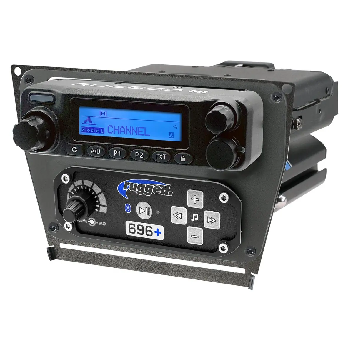 Pror Polaris - Dash Mount - Stx Intercom -G1 Gmrs Mobile Radio And Behind The Head Headsets 1