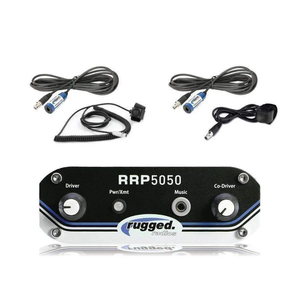 Rrp5050 2 Person Race Intercom Kit (Helmet Kits & Headsets Not Included) 1