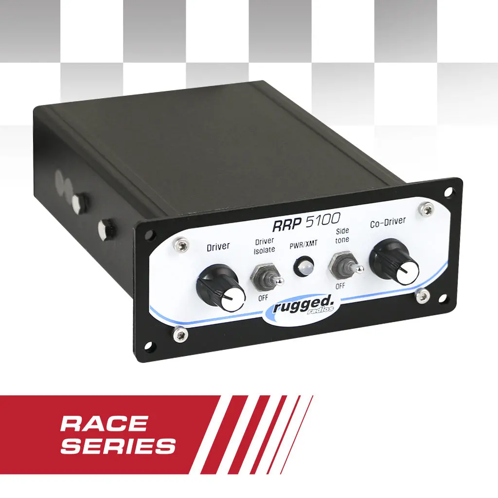 Rrp5100 Pro Race Series Panel Mount 2 Person Intercom 1