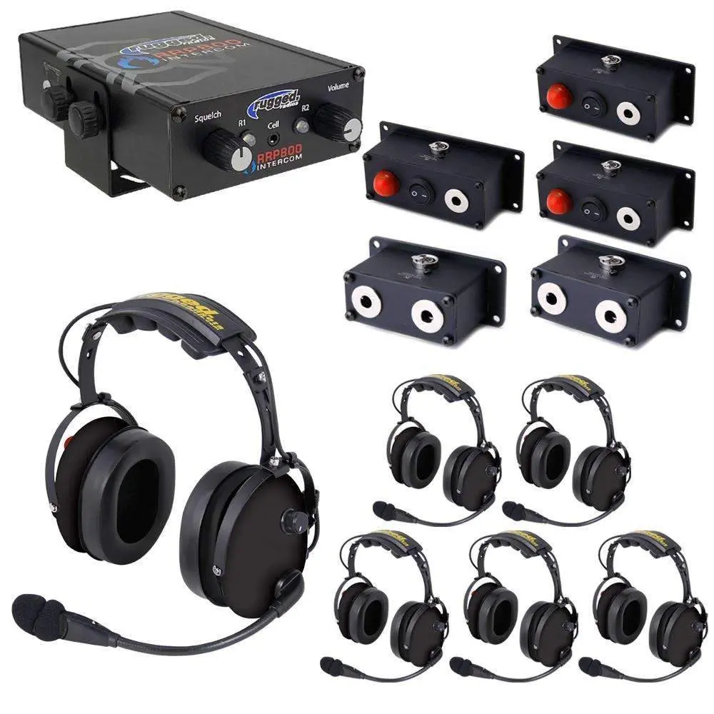 Rrp800 Fire & Safety Dual Radio Intercom Pump Panel 6 Place Kit 1