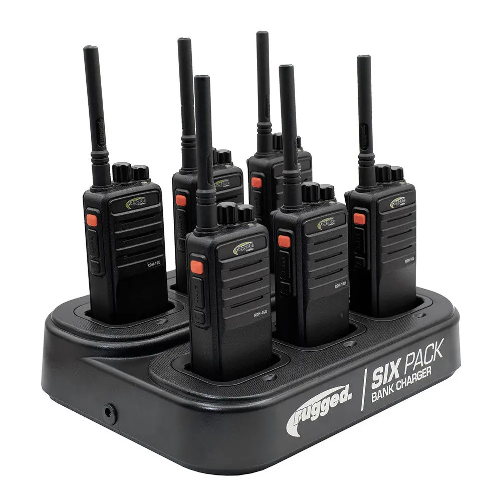 12 Handheld Uhf Radios And 2 Bank Chargers 1
