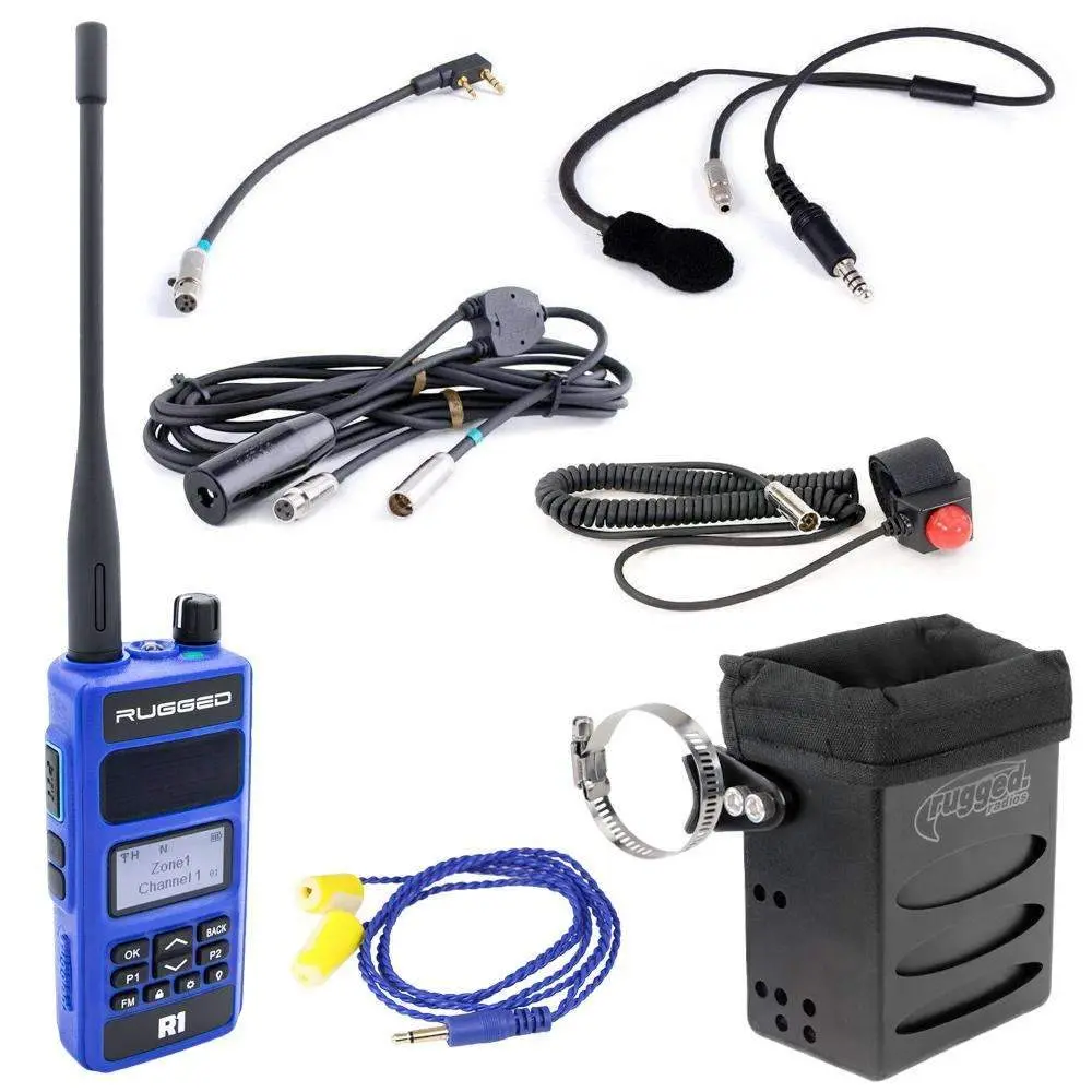 Imsa Racing Single Seat Kit With R1 Dual Band - Analog And Digital Handheld Radio 1