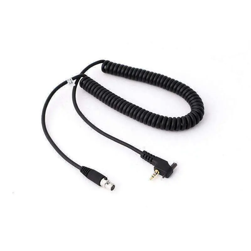 Radio To Headset Coil Cord For Bolt-On Single-Pin Motorola & Vertex Radios 1