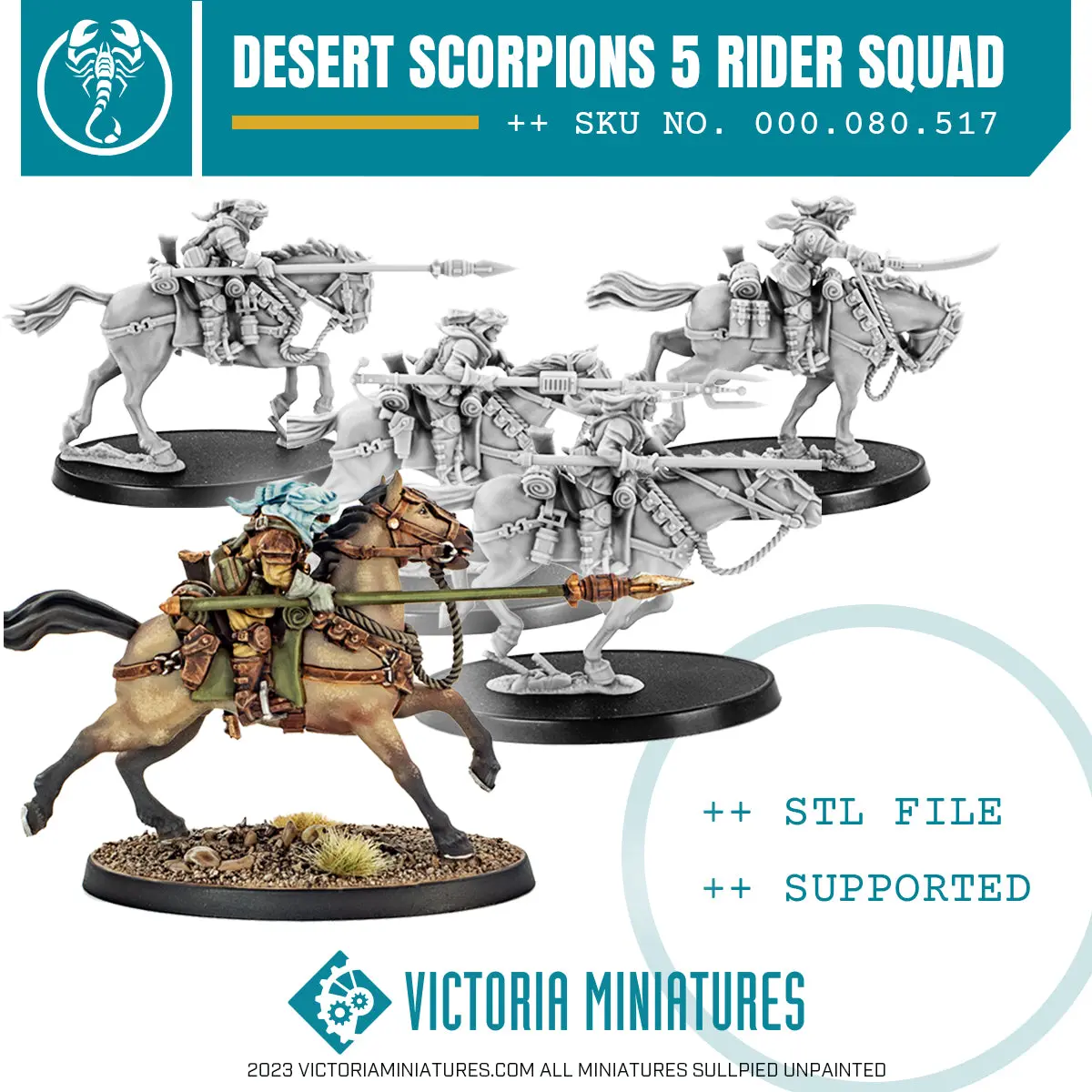 Desert Scorpions Rough Rider Squad .Stl Download 1