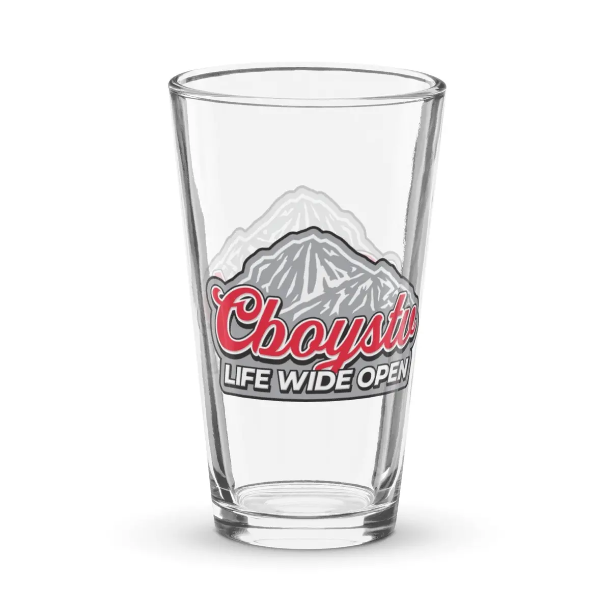 Silver Bullet Shaker Pint Glass 1