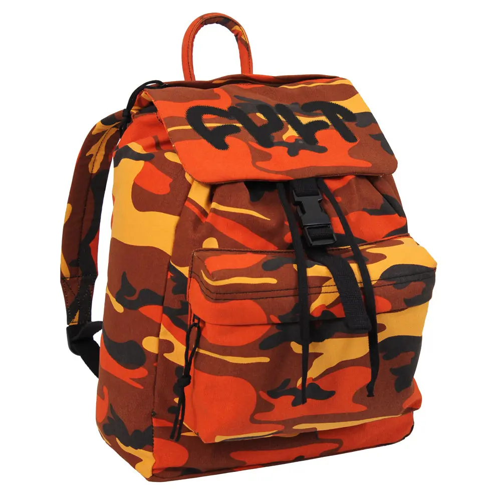 Stash Bag / Orange Camo 1