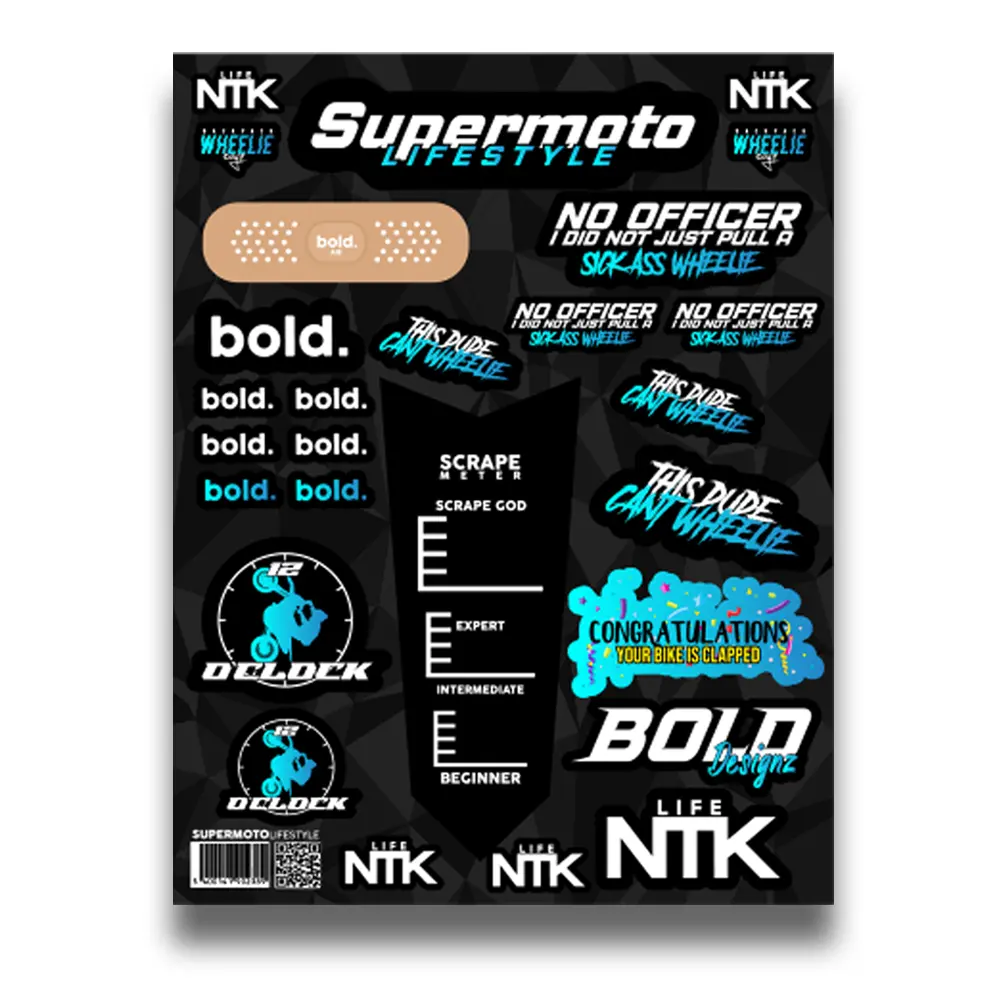 Sticker Sheet - Supermoto Lifestyle 1