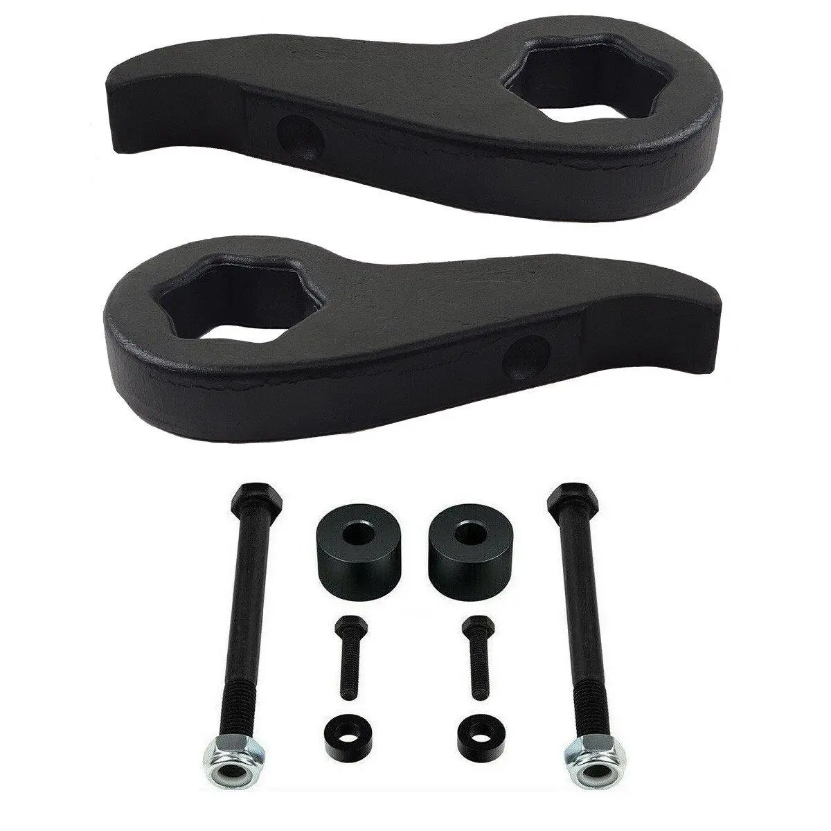 Adjustable 1" - 3" Front Lift Forged Steel Torsion Keys + Differential Drop Kit For Chevrolet Silverado & Gmc Sierra 2500Hd 3500Hd 4Wd 1