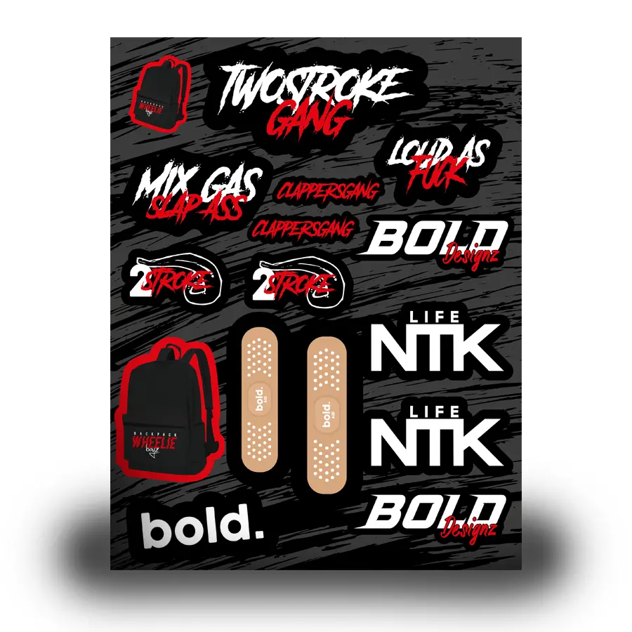 Sticker Sheet - Twostroke Edition 1