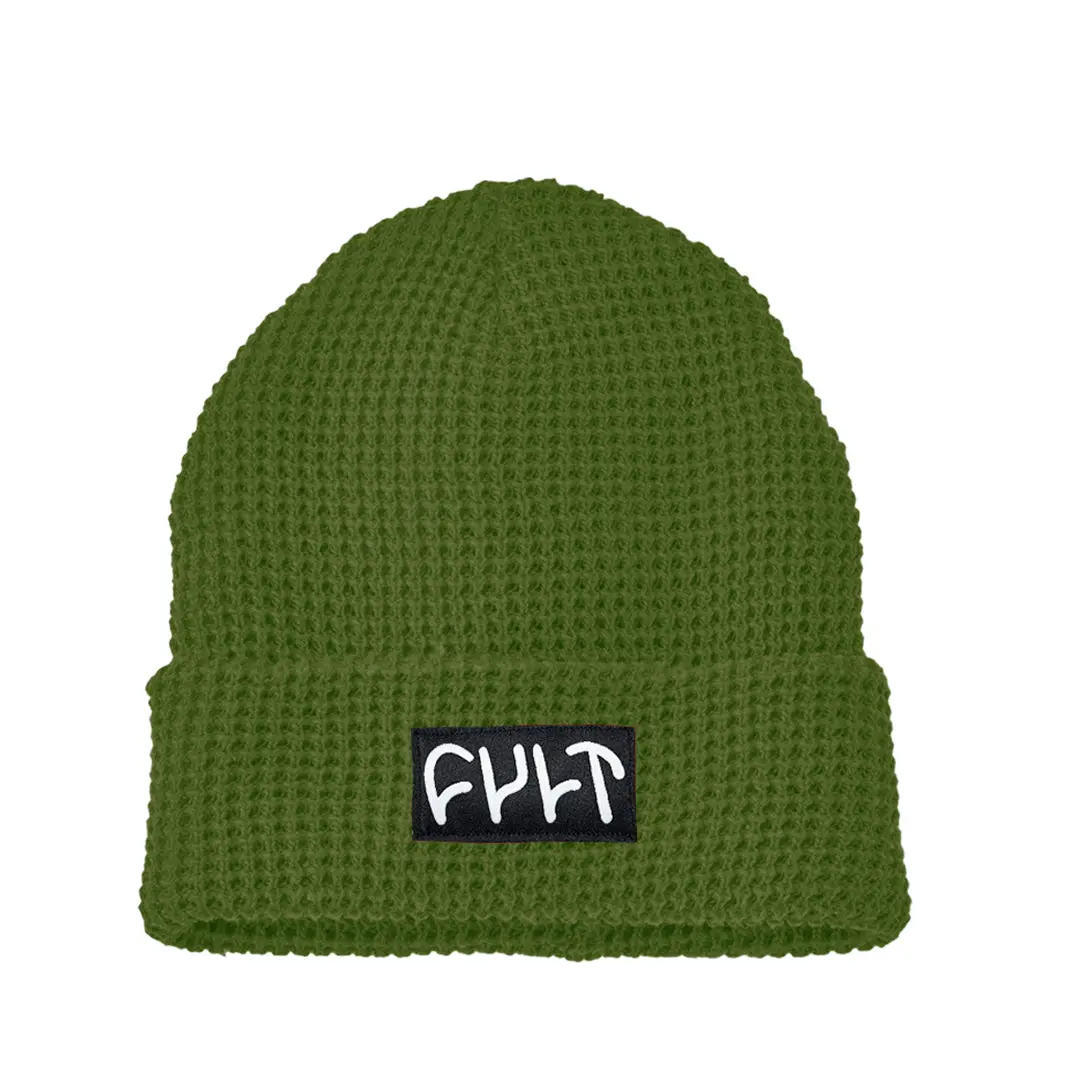 Waffle Beanie / Green 1
