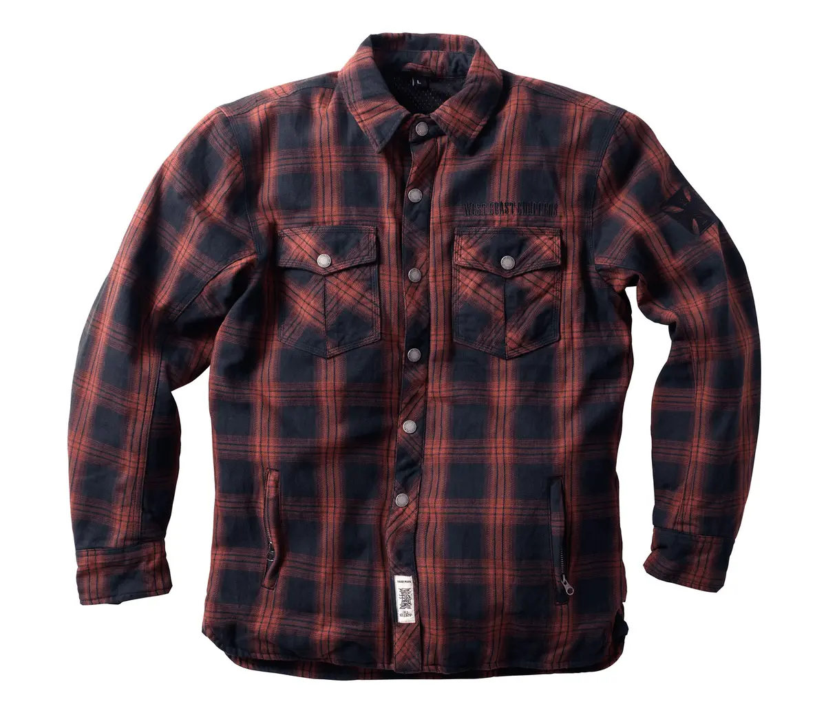 Wcc Austin Kevlar Riding Shirt - Red/Black 1