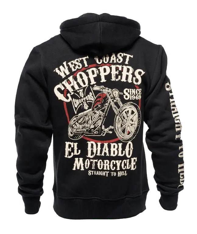 Wcc - El Diablo Zip Hoody - Black 1