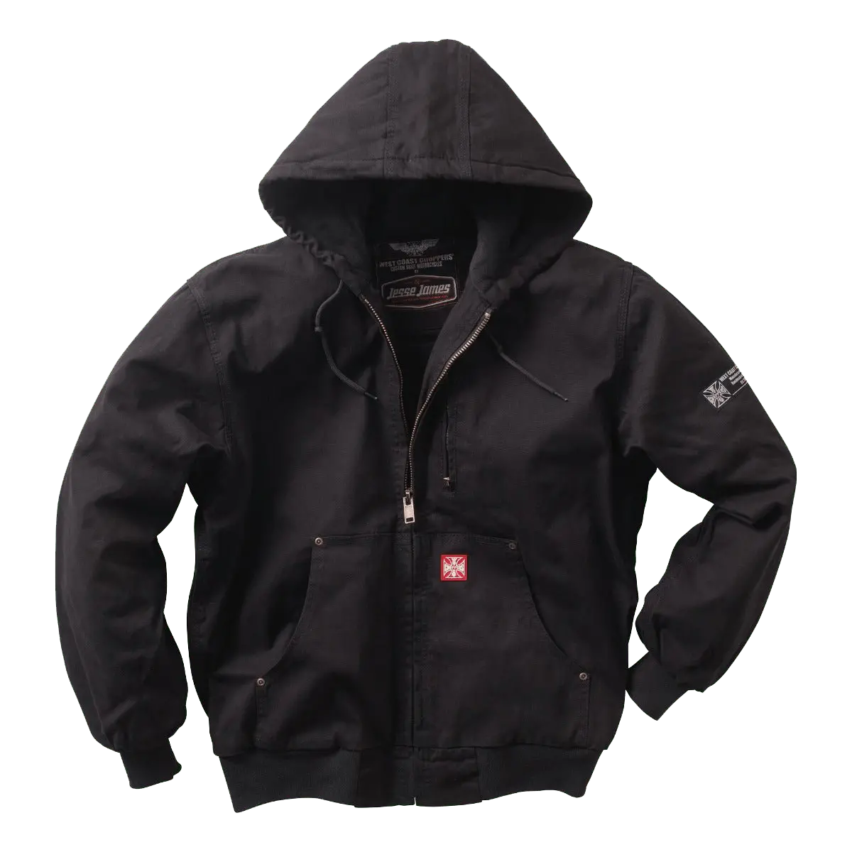 Wcc Heavy Duty Canvas Work Jacket - Black 1