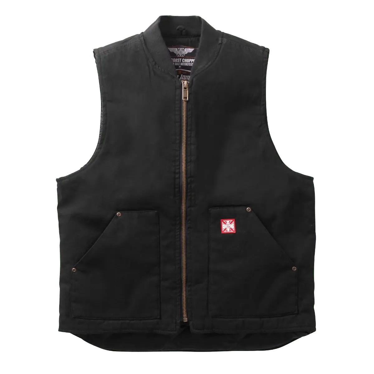Wcc Heavy Duty Canvas Workvest - Black 1