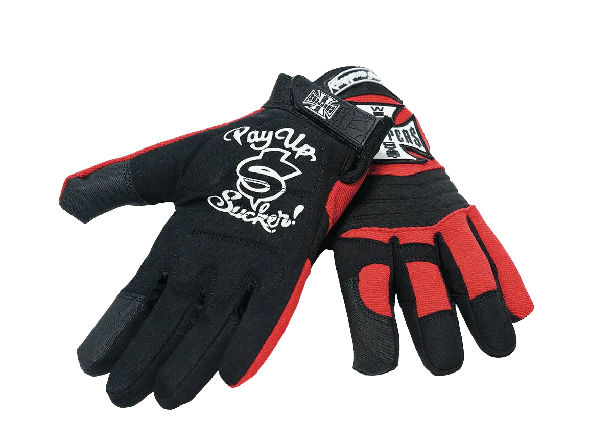 Wcc - Riding Gloves - Black/Red 1