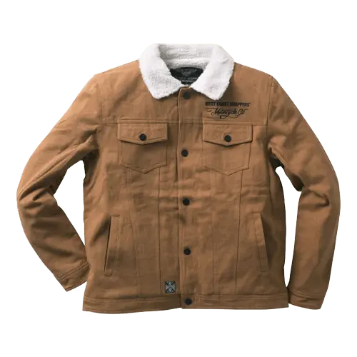 Wcc Sherpa Lined Canvas Jacket Duck 1