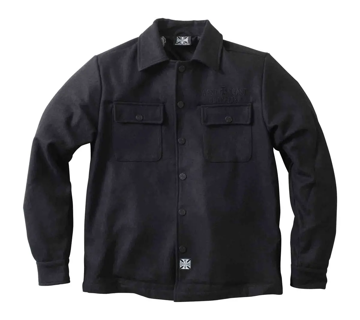 Wcc Wool Lined Plaid Jacket - Black 1