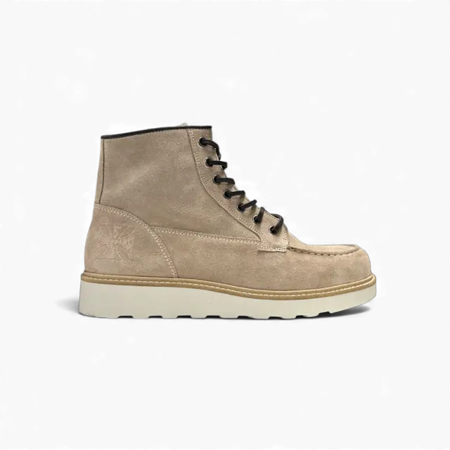 Wcc Rigid Suede Leather Boots - Sand 1