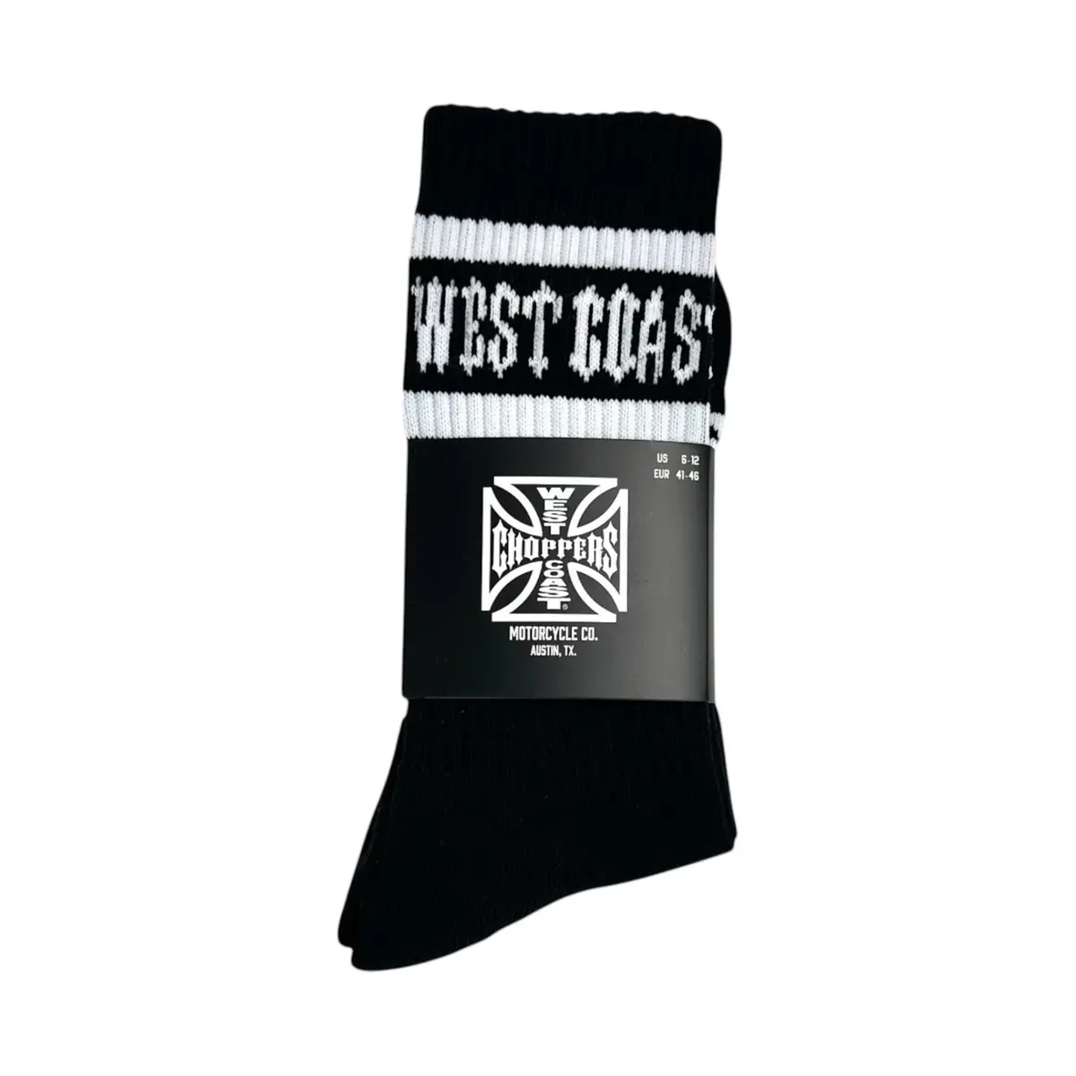 Wcc Crew Socks - Black 1