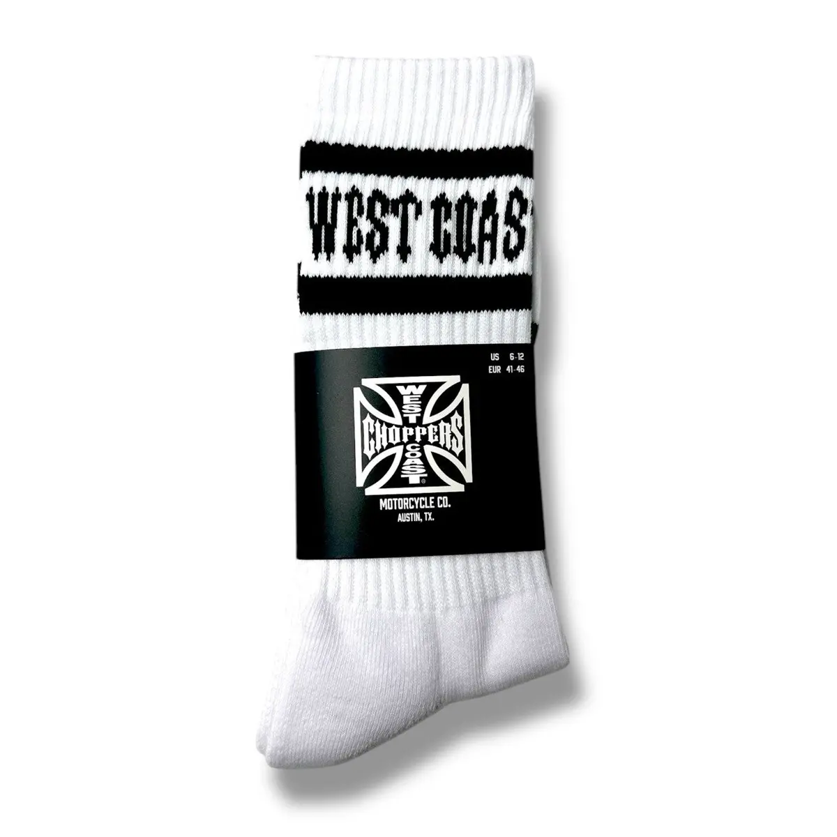 Wcc Crew Socks - White 1