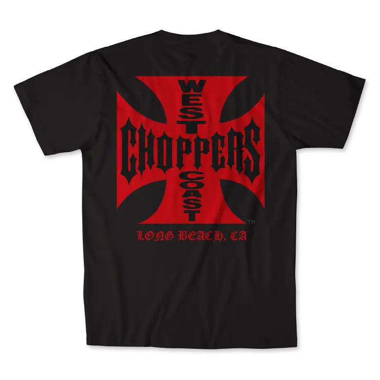 West Coast Choppers Og Classic Tee - Black Red 1