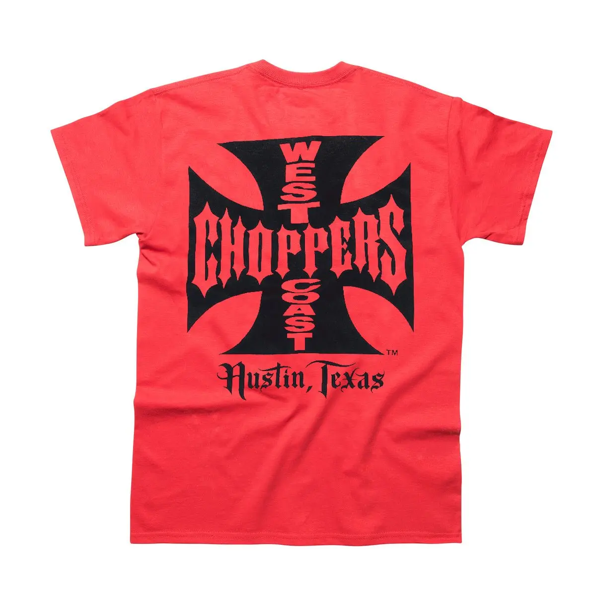 West Coast Choppers Og Classic Atx Tee - Red/Black 1
