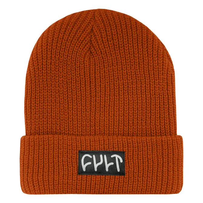 Witness Beanie / Ribbed Burnt Orange 1