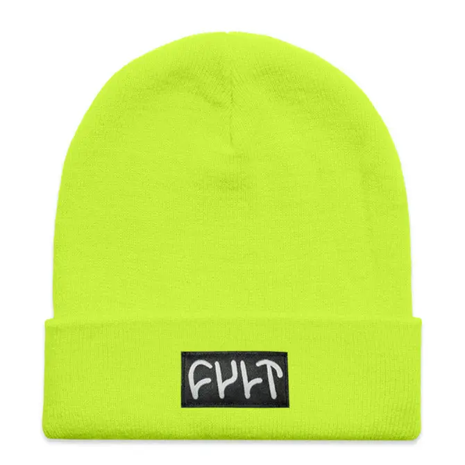 Witness Beanie / Tight Knit Safety Yellow 1