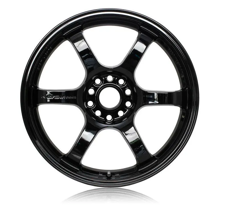 Gram Lights 57Dr 17X9.0 +38 5-114.3 Glossy Black Wheel 1