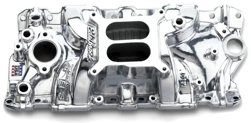 Edelbrock Performer Eps Polished Intake Manifold For Small-Block Chevrolet 1