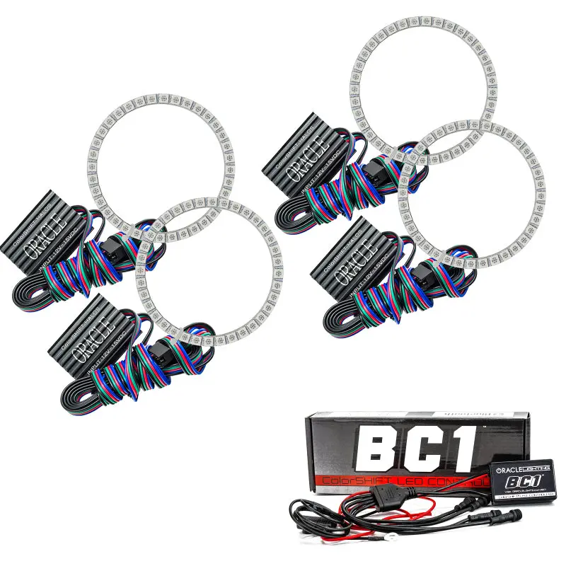 Oracle Colorshift Halo Lighting Kit – Plug-And-Play Led Ring System For Mercedes-Benz Cls (2004–2010), Includes Bc1 Controller 1