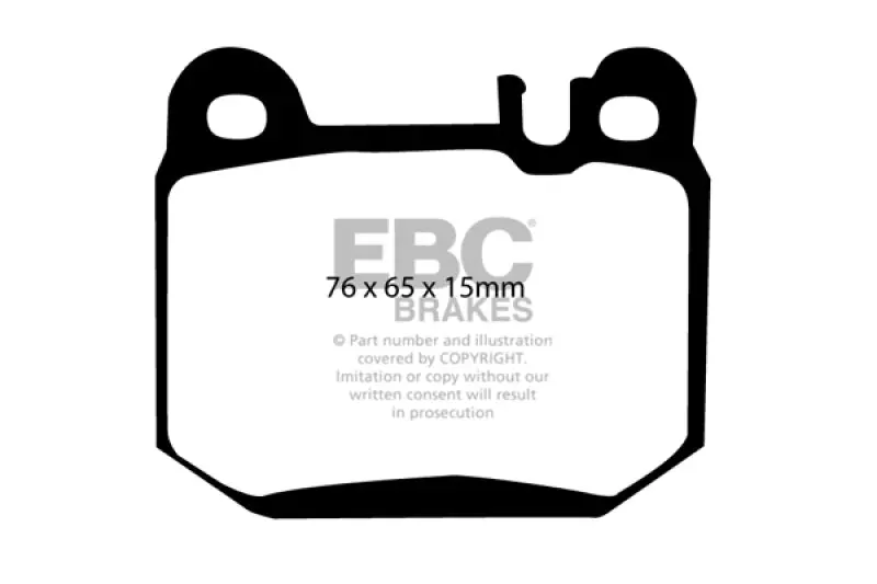 Ebc Ultimax2 Rear Brake Pads For 2000–2001 Mercedes-Benz Ml430 (M-Class) 1