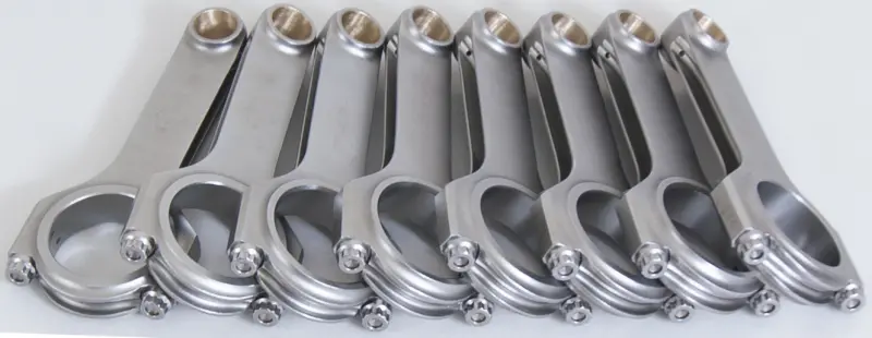 Eagle 4340 H-Beam Connecting Rods For Chevrolet – 6.535" Length, Cap Screw & Bushed (8-Rod Set) 1