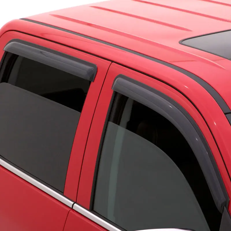 Avs 09-18 Toyota Venza Ventvisor Outside Mount Window Deflectors 4Pc - Smoke 1