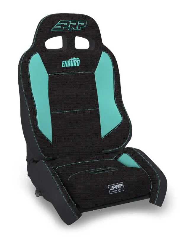 Prp Endurocrawl Reclining Suspension Seat – Passenger-Side, Black/Teal Tweed Upholstery 1