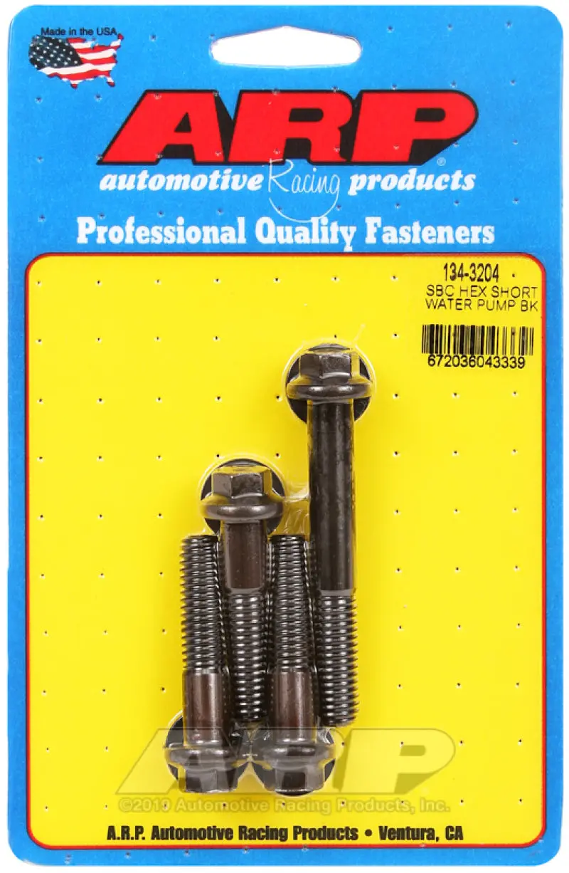 Arp Sb Chevy Short Water Pump Bolt Kit – Hex Head Design 1