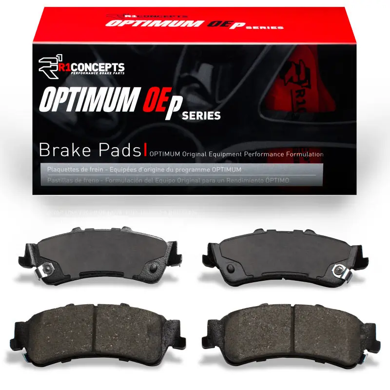 R1 Optimum Oe-Style Rear Brake Pads For 1999–2011 Cadillac Deville 1