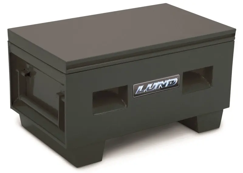 Lund Universal Steel Job Site Storage Chest – Heavy-Duty Black Finish 1