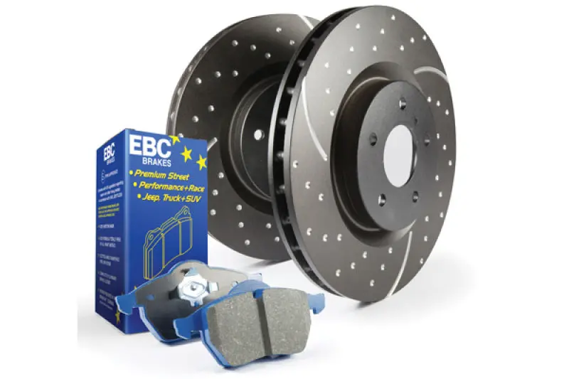 Ebc S6 Brake Kit: Bluestuff Performance Pads With Gd Series Rotors 1