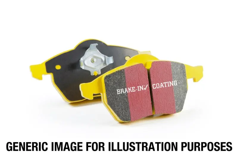 Ebc Yellowstuff Rear Brake Pads – High-Performance Friction Compound For 2016+ Jaguar F-Pace 2.0L Td (180Ps) 1