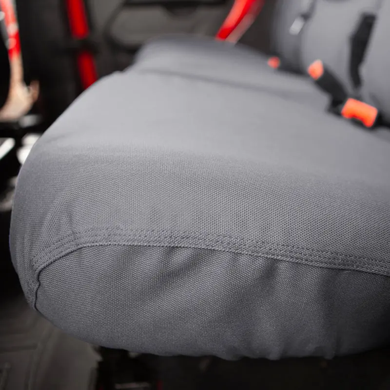 Covercraft Carhartt Seatsaver Custom Fit For 2022–2023 Toyota Tundra Second Row – Gravel Color 1